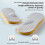 (35 36) Orthotic Insoles for Pronation Relief - EVA Support 10