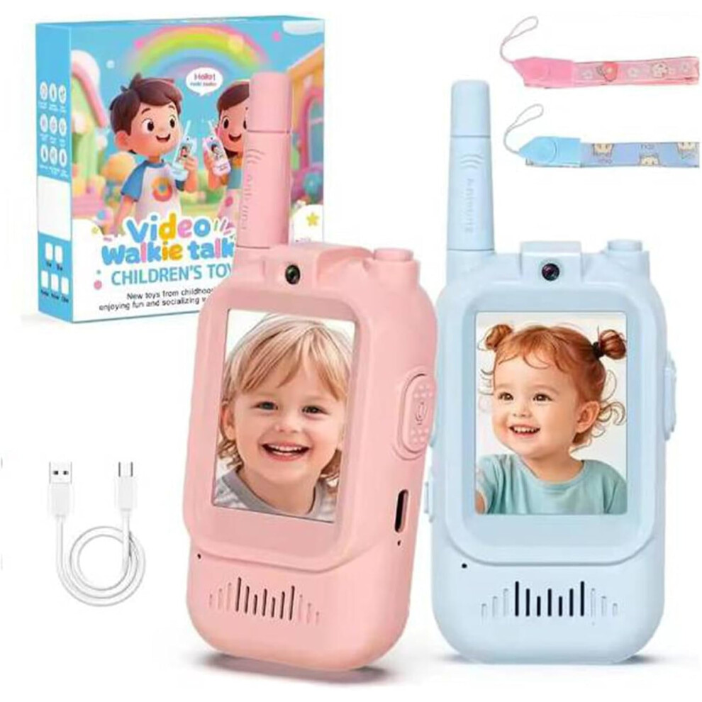 Video Intercom Walkie Talkies For Kids 2-Pack Rechargeable 971050184135