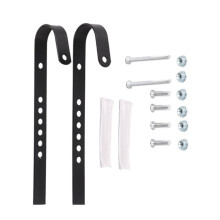 Adjustable Wire Basket Hook Bike Front Basket Hook with Mounting Hardware Hanging Cargo Rack Hooks Bicycles Accessories
