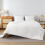 Ensemble de couette blanche bohème Queen en microfibre 3 pièces 2