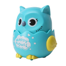 1 Pc Pressing Pull-Back Small Owl Toy, Baby Car Toy for Toddlers 1-3, Christmas Stocking Stuffer, Holiday/Birthday Gift, Blue