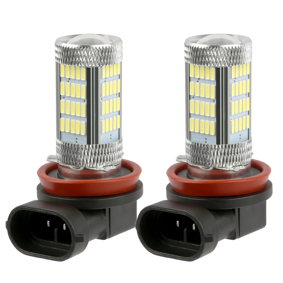 2Pcs 800Lm H8/H9/ H11 Led Fog Drl Bulb Ip65 Water-Resistant 360 Beam Angle 6000K Light/White 9496895127686