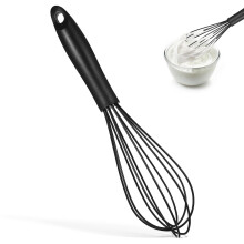 Balloon Whisk 430 Stainless Steel Whisk Black 1 Set