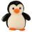 Bréagán Plush Cartúin Penguin Sraith de 1 1