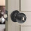 Black Entry Door Lockset Knobs w/ Key, 1 Pack – Compatible with Standard Doors 6