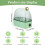 HIBIBUD Rapid Egg Cooker, 2-Egg Capacity, 220W, Auto Shut-Off, Soft/Medium/Hard-Boiled, Compatible with Kitchen Gadgets 3
