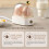 HIBIBUD Rapid Egg Cooker, 2-Egg Capacity, 220W, Auto Shut-Off, Soft/Medium/Hard-Boiled, Compatible with Kitchen Gadgets 5