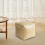 Faux Leather Ottoman Pouf Footstool – Waterproof Durable 6