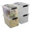 10.5 Quart Plastic Medium Storage Container, Clear Bin with Handle and Lid, 4-Pack 2
