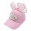 Boné infantil para menina, estilo casual, com coroa de pérolas, boné de beisebol com aba. 1