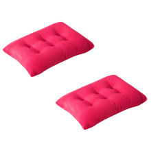 Cojín rectangular para silla con lazos (paquete de 2)
