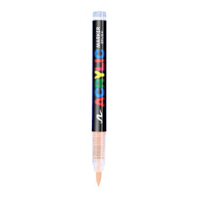 Rotulador acrílico color caqui con punta suave, 1 unidad.