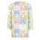 Women's Easter top with rabbit print, 3/4 sleeve, crew 6
