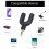Sound Cable Adapter 3.5mm TRRS Headphone and Splitter Headphone Output Microphone Input 2PCS Convenient 2PCS 2