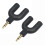 Sound Cable Adapter 3.5mm TRRS Headphone and Splitter Headphone Output Microphone Input 2PCS Convenient 2PCS 5