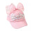 Boné infantil para menina, estilo casual, com coroa de pérolas, boné de beisebol com aba. 3