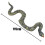 (Grey Python) Inflatable Snake Toy for Halloween Prank 7