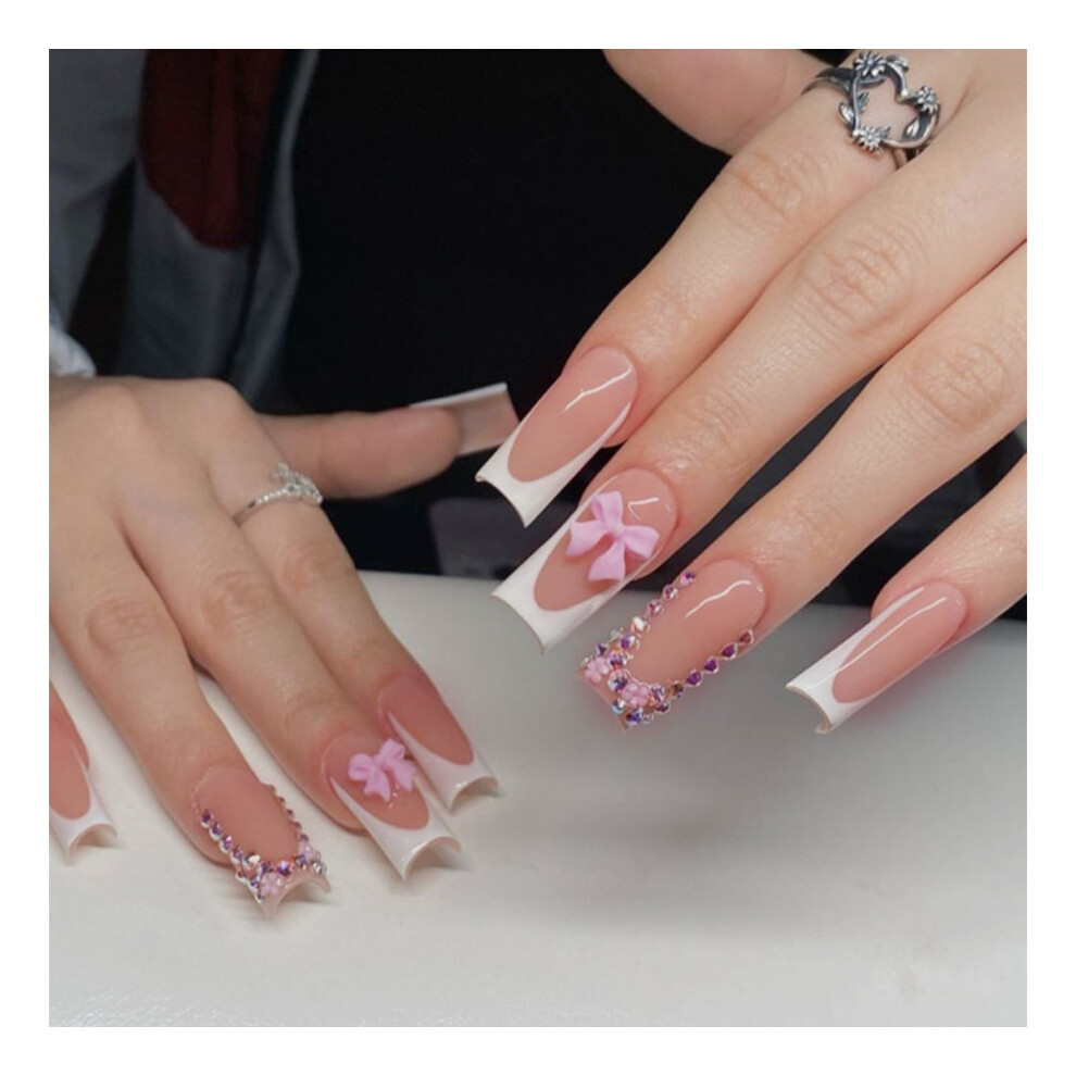 Reach-Tools Rhinestone Press-On Nails For Manicure Lovers