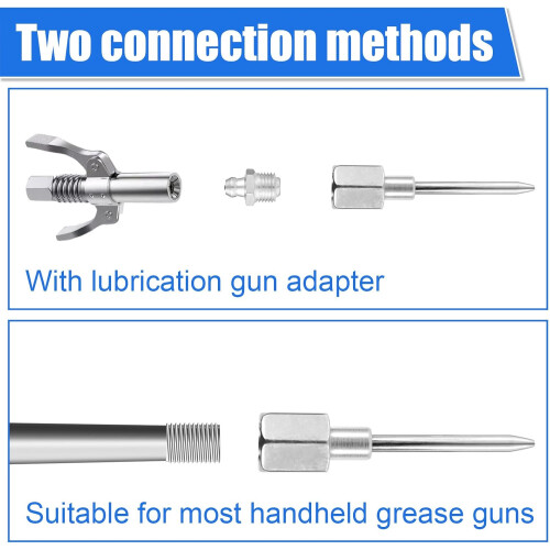 7PCS Grease Gun Kit with Needle & Coupler