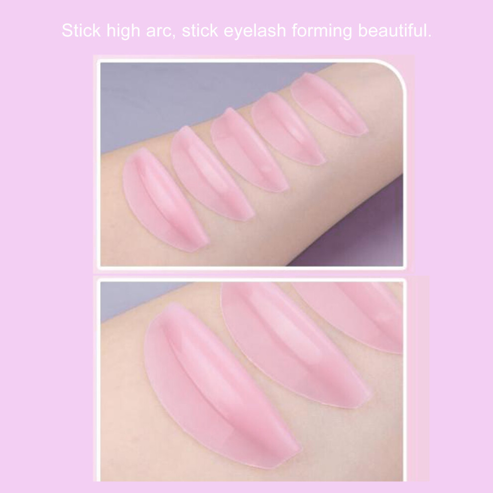 Pink 50 Pairs Lash Lift Rods Silicone Reusable