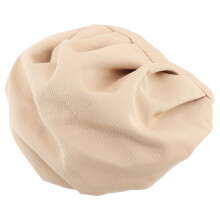 Bonnet de bain en coton flanelle kaki avec emballage d'huile, ajustable, anti-fuite, réutilisable