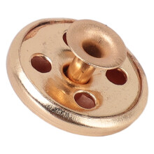 18mm Leder-Nieten-Set - Eisen, Gold, rostfrei