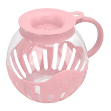 2,13 l Popcorn-Popper mit breiter Öffnung, pink, mit Griff