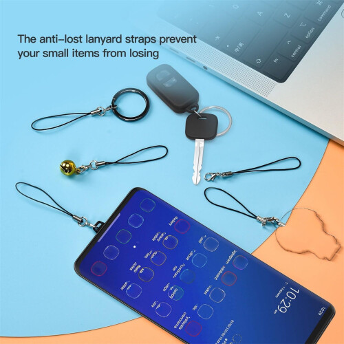 Σετ καλύμματος θύρας USB-C - 10 βουλώματα σκόνης με κορδόνια και βούρτσα καθαρισμού - 1