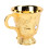 Modell: Retro-Metall-Weinglas; Farbe: Gold 15