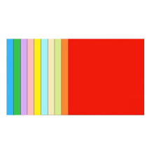 100 Pcs Paper Folding Paper Double Sided Square Paper Same Colour on Both Sides for Kids School Arts Crafts Projects