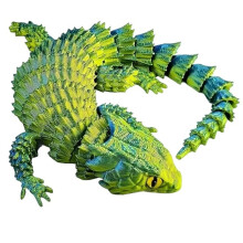 Krypende øglemodell3D-trykt kameleonpynt1 stk