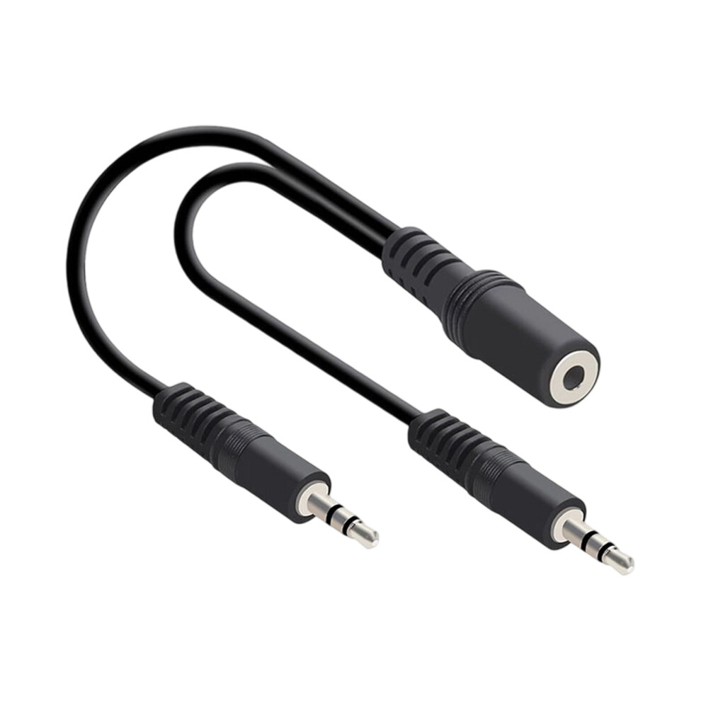 Portable 3.5Mm Y Splitter: Female To 2-Male Cable For Simultaneous Device Sharing 9353595525832