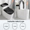 Happon toalettlock och tanklock set grått 2-pack 6