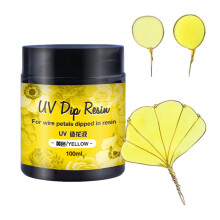UV DIP Resin Glue for Wire Flowers UV Flower Making Liquid Resin Crystal UV Glue DIY Hairpin Jewelry Making Material