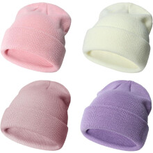 Toddler Winter Hat Baby Beanie Kids Beanies Boys Hats Knit Winter Caps Soft Infant Girls 4 Packs