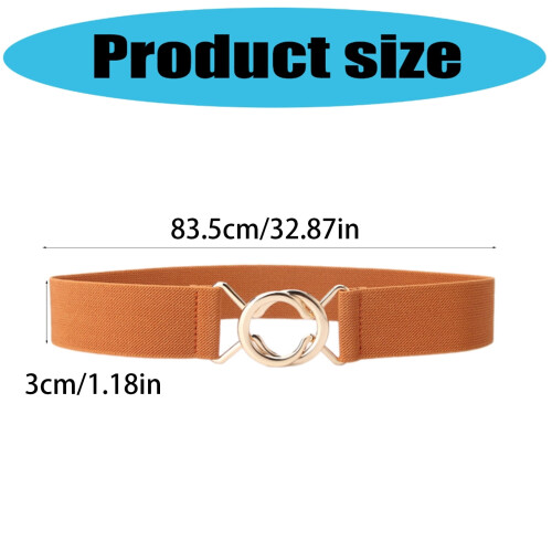 Women's elastic corset belt with metal hooks, stretchable 2