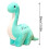 Peluche T-Rex - Dinosaure éducatif doux, 18 cm 3
