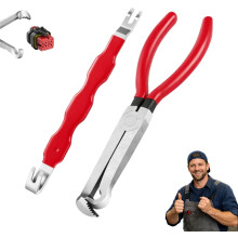 Automotive Electrical Terminal Connector Separator Removal Tool, Multi-Purpose Electrical Connector Removal Pliers Tool for Automotive Repair