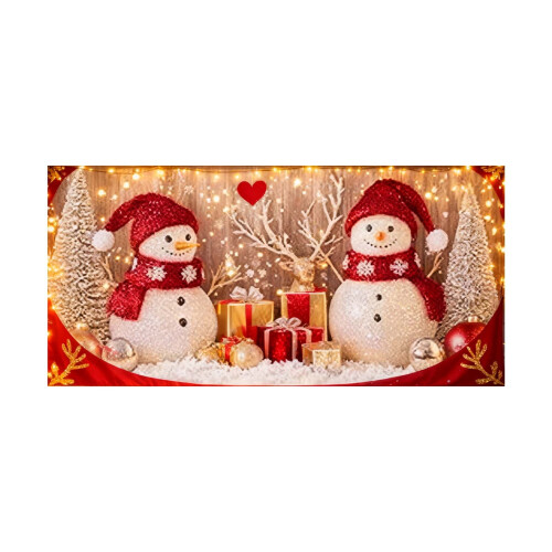 Capa de porta de garagem natalina com desenho de boneco de neve, 82x188 polegadas 1