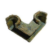 Aquarium Cave | Fish Tank Cave for Corners | 13*13*7cm Fish Hideout for Aquarium| Guppy, Neon Tetra,Betta Hide | Tank Decor