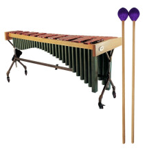 Purple marimba drumsticks wooden durable long handle