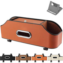 Drive Neat Organizers, Multifunctionele opbergorganizer voor de achterkant van de autostoel met bekerhouder, Multifunctionele autostoelorganizer voor