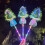 Conjunto de 3 varetas de Natal iluminadas com LED 1