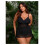 Women's plus size high waisted one piece monokini 3