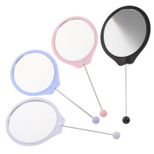OULII 4pcs Beaded Round Mirror Handheld Mirror for Makeup Application Women