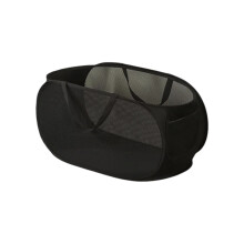 Popup Mesh Laundry Basket Durable Handles Collapsible Laundry Baskets Folding Clothes Pastic Hamper for Laundry Room College Dorm