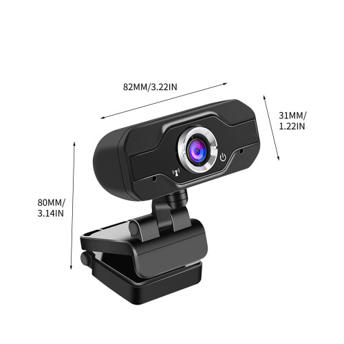 1080P 60fps Webcam With Microphone For Desktop Laptop Computer Meeting Streaming Camera Usb 2
