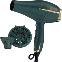 2025 Salon-Grade Hair Dryer - Volume-Boosting AC Motor with Diffuser & Styling Nozzle(Green)