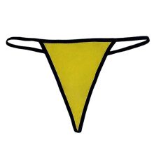 Fo-éadaí do Mhná, Fo-éadaí Thong Gan uaim In-análaithe do Mhná Fo-éadaí Laethúla Compordacha, Fo-éadaí do Mhná, Buí, M