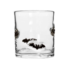 Verres à jus d'Halloween 414 ml (14 oz) à motif chauve-souris, réutilisables, pour la décoration de votre bar à la maison ou de votre fête